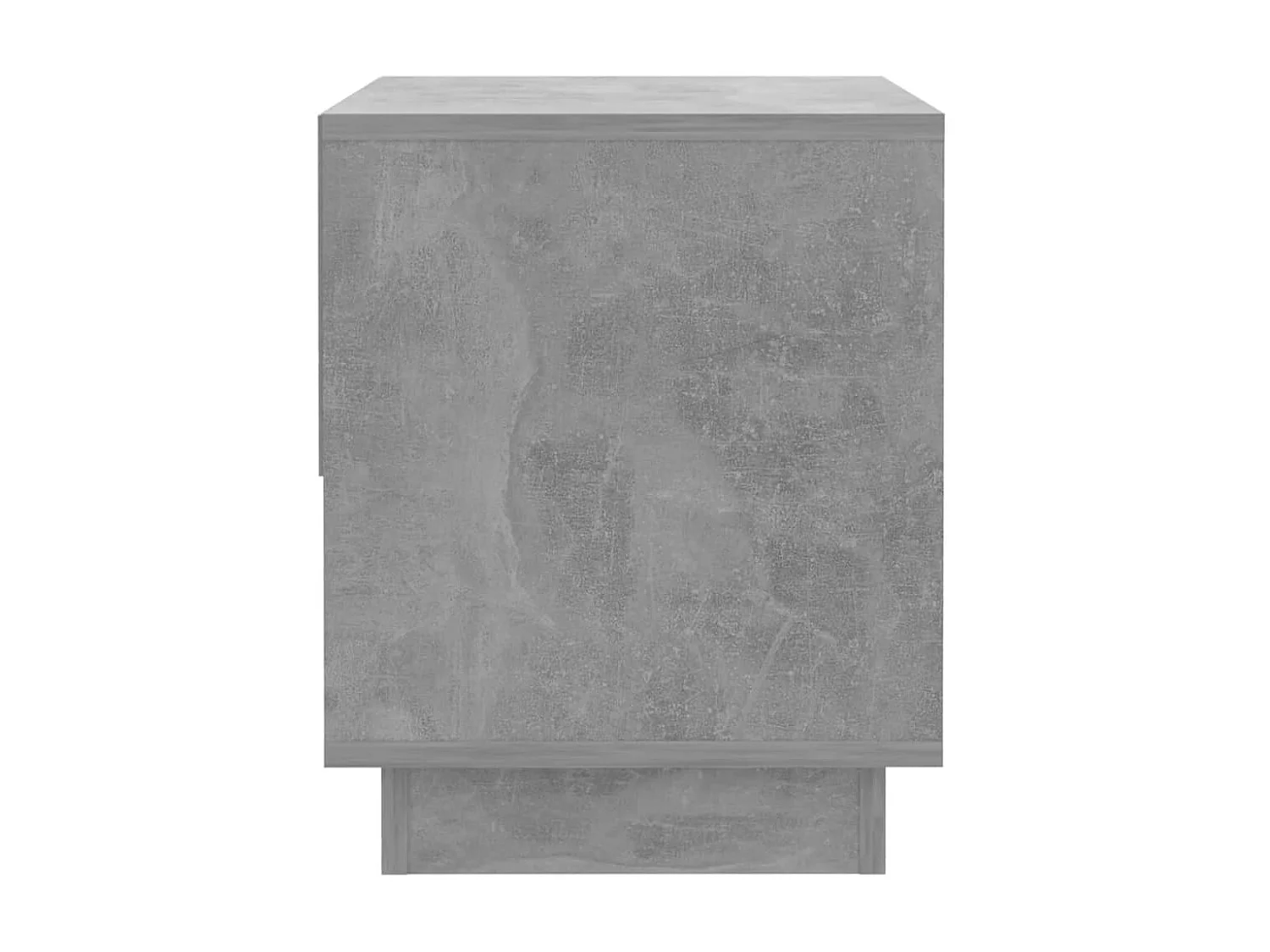 Nachttisch Betongrau Nachtschrank 45x34x44 cm Holzwerkstoff -RN96390