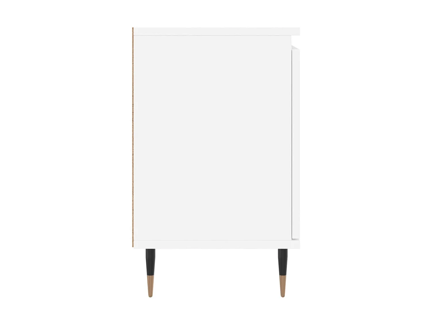 2er-Set Nachttische Nachtschrank Weiß 40x30x50 cm Holzwerkstoff -RN47496