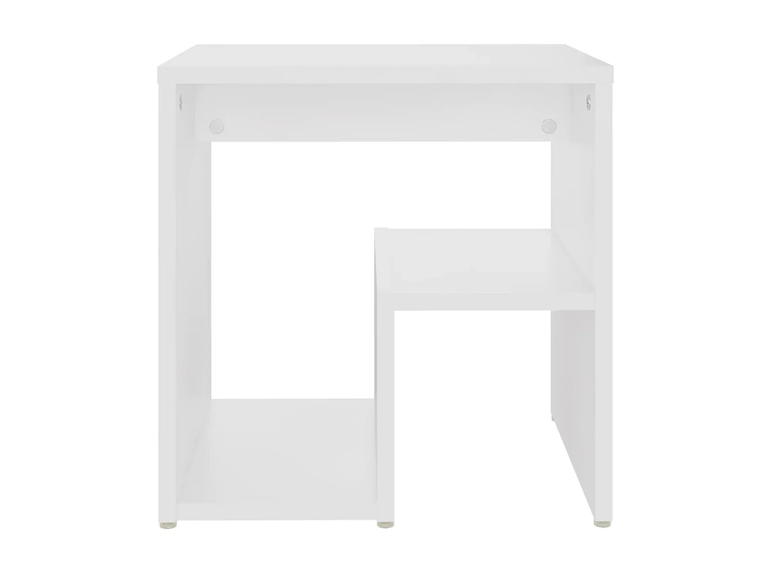 Nachttisch Nachtschrank Weiß 40x30x40 cm Holzwerkstoff -RN40656