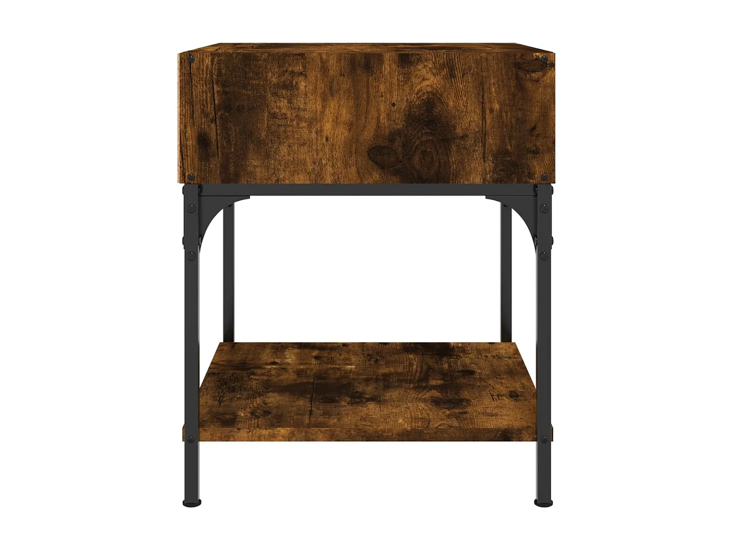 Nachttisch Nachtschrank Räuchereiche 40x41x50 cm Holzwerkstoff -RN58399