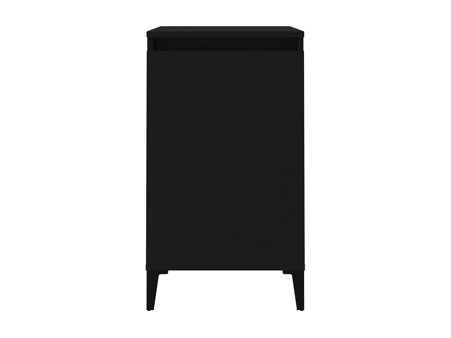 2er-Set Nachttische Nachtschrank Schwarz 40x35x70 cm Holzwerkstoff -RN95746