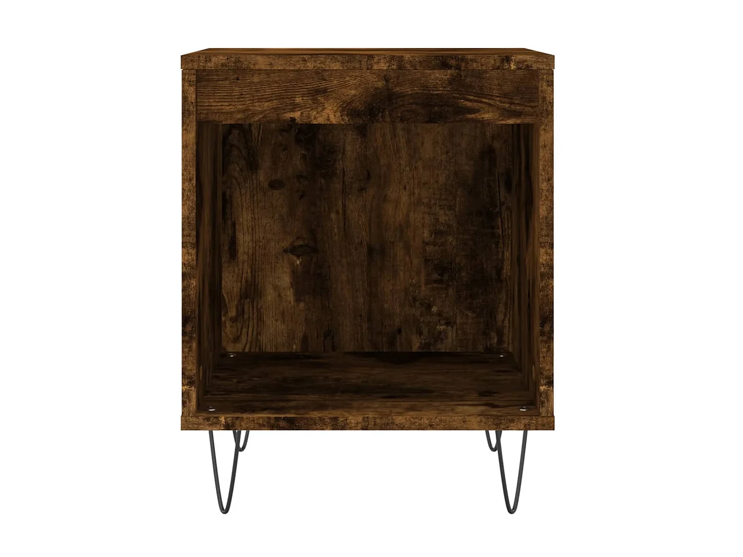 2er-Set Nachttische Nachtschrank Räuchereiche 40x35x50 cm Holzwerkstoff -RN51270