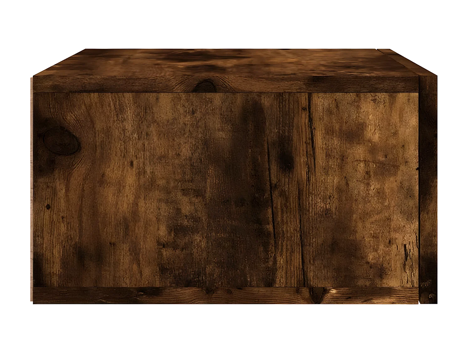 Wand-Nachttisch Nachtschrank Räuchereiche 35x35x20 cm -RN17896