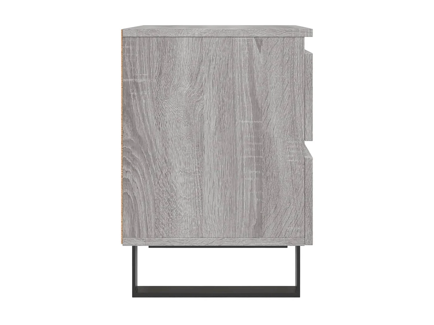 Nachttisch Grau Nachtschrank Sonoma 40x35x50 cm Holzwerkstoff -RN82604