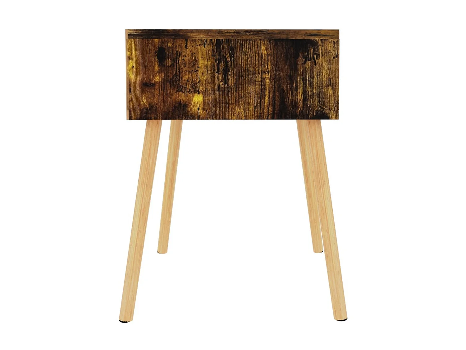 2er-Set Nachttische Nachtschrank Räuchereiche 40x40x56 cm Holzwerkstoff -RN56544