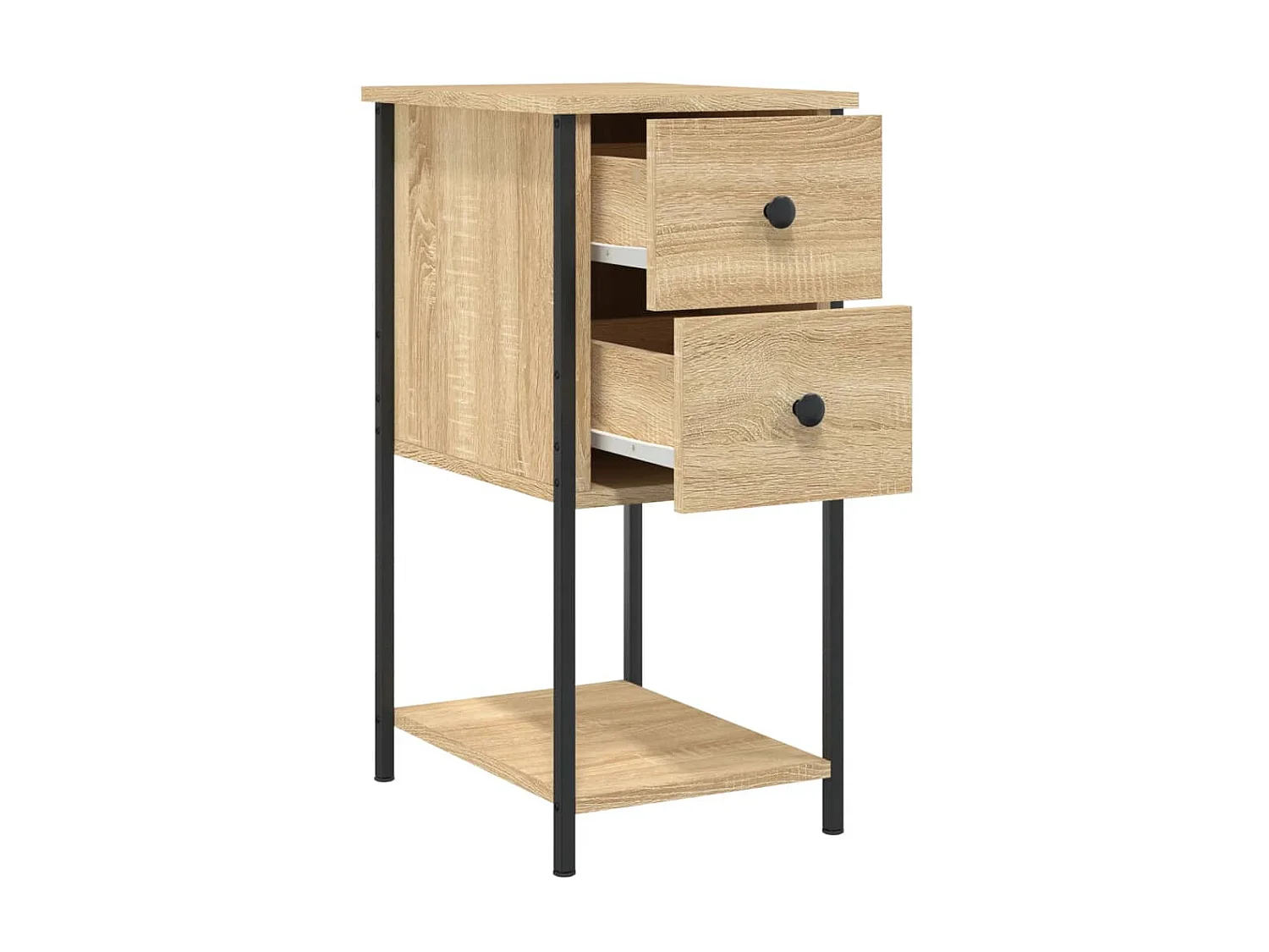 Nachttisch Nachtschrank Sonoma-Eiche 32x42x70 cm Holzwerkstoff -RN41659