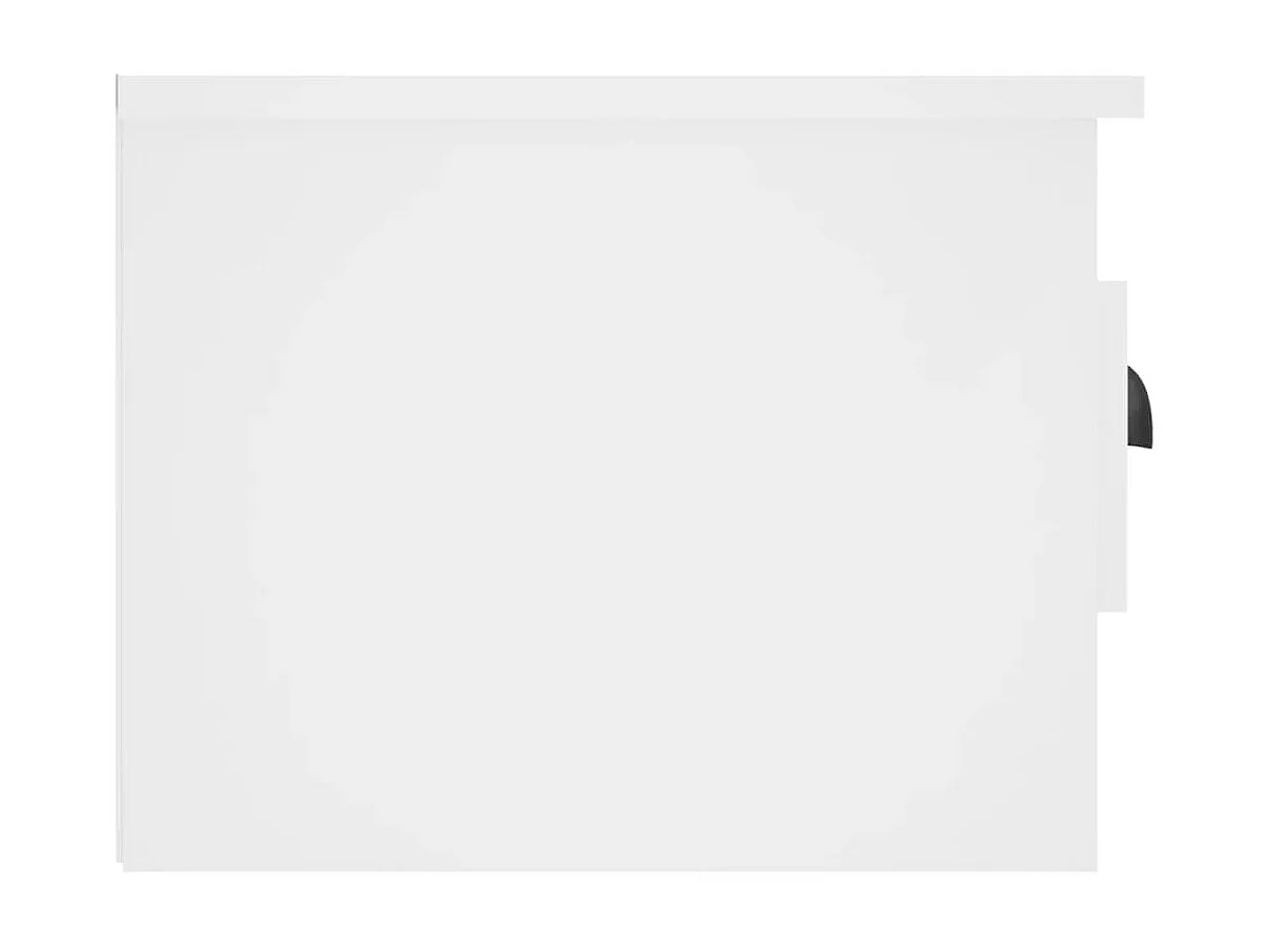 Wand-Nachttisch Nachtschrank Weiß 41,5x36x28 cm -RN85574