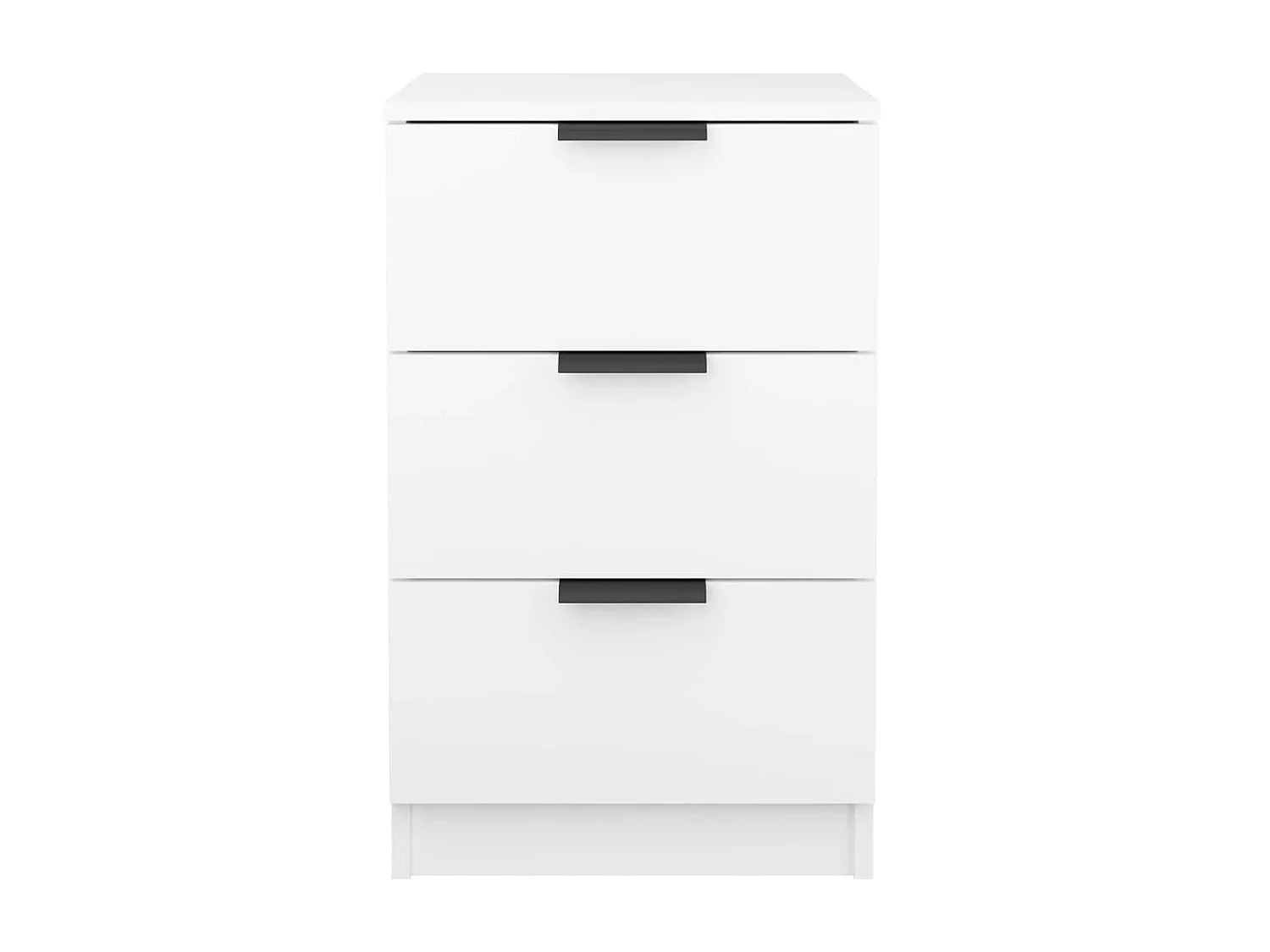 2er-Set Nachttische Nachtschrank Weiß 40x36x65 cm -RN90837