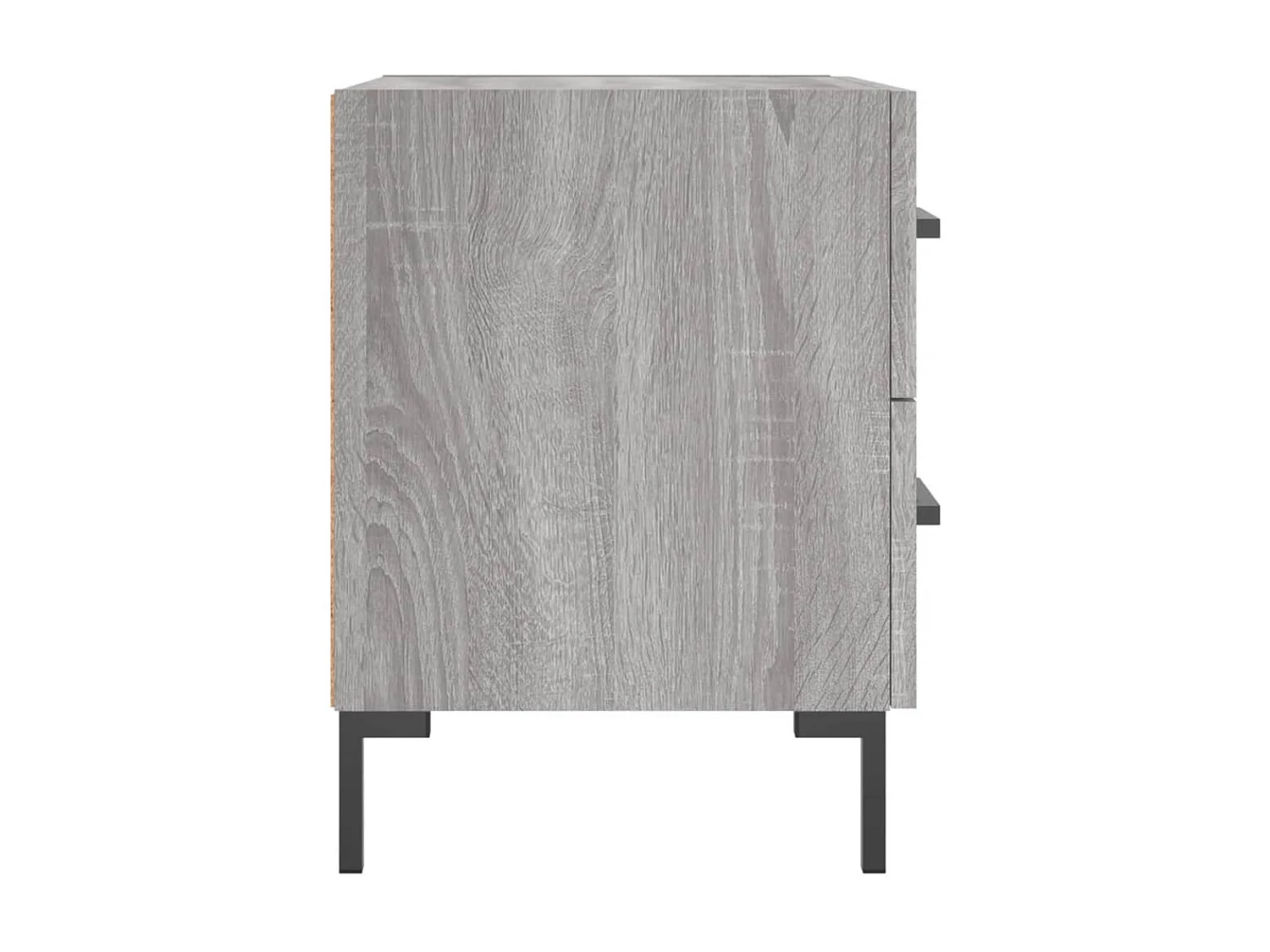 Nachttisch Grau Nachtschrank Sonoma 40x35x47,5 cm Holzwerkstoff -RN36823