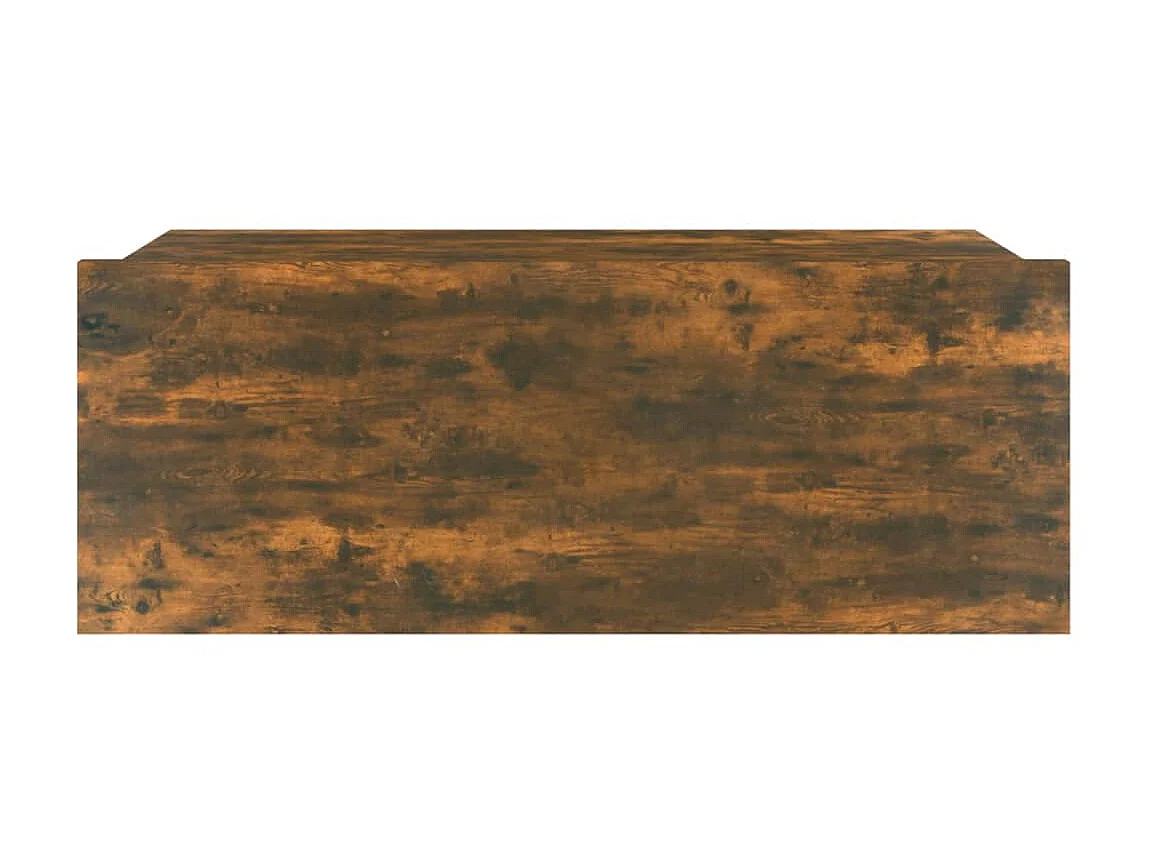 Hängender Nachttisch Nachtschrank Räuchereiche 40x30x15 cm Holzwerkstoff -RN83299