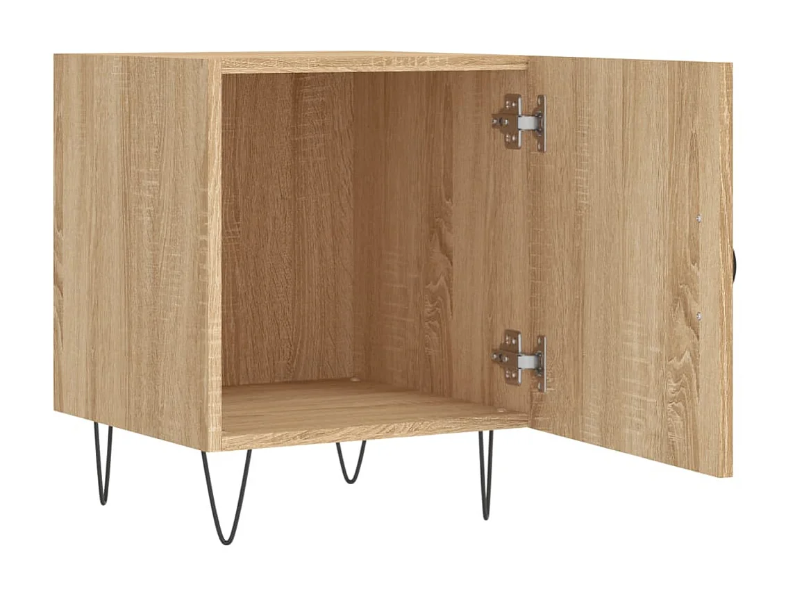 Nachttisch Nachtschrank Sonoma-Eiche 40x40x50 cm Holzwerkstoff -RN57801