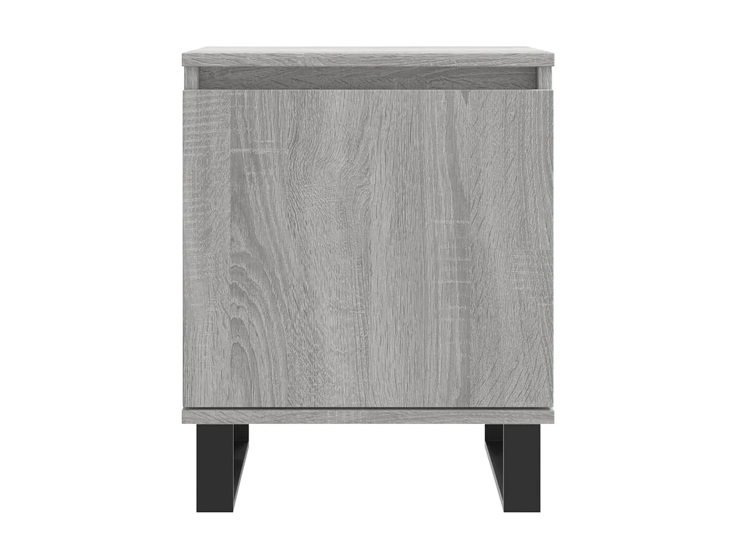 2er-Set Nachttische Nachtschrank Grau Sonoma 40x30x50 cm Holzwerkstoff -RN32109