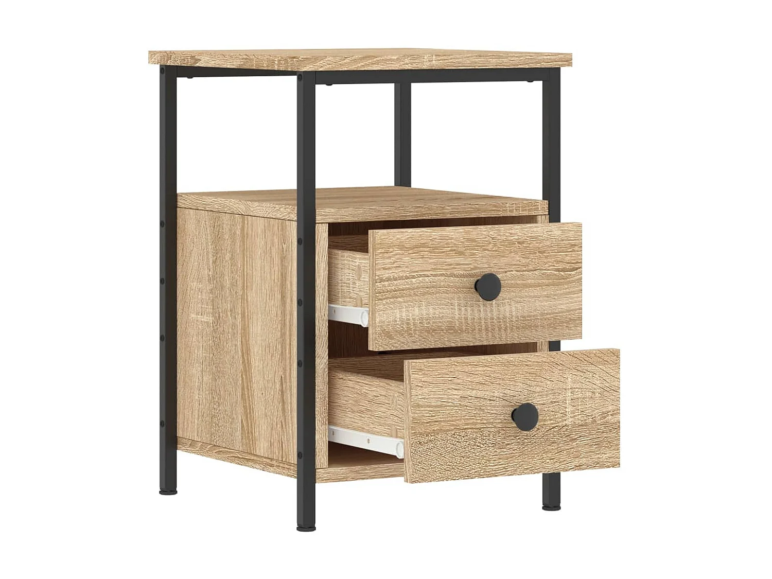 Nachttisch Nachtschrank Sonoma-Eiche 34x35,5x50 cm Holzwerkstoff -RN40684