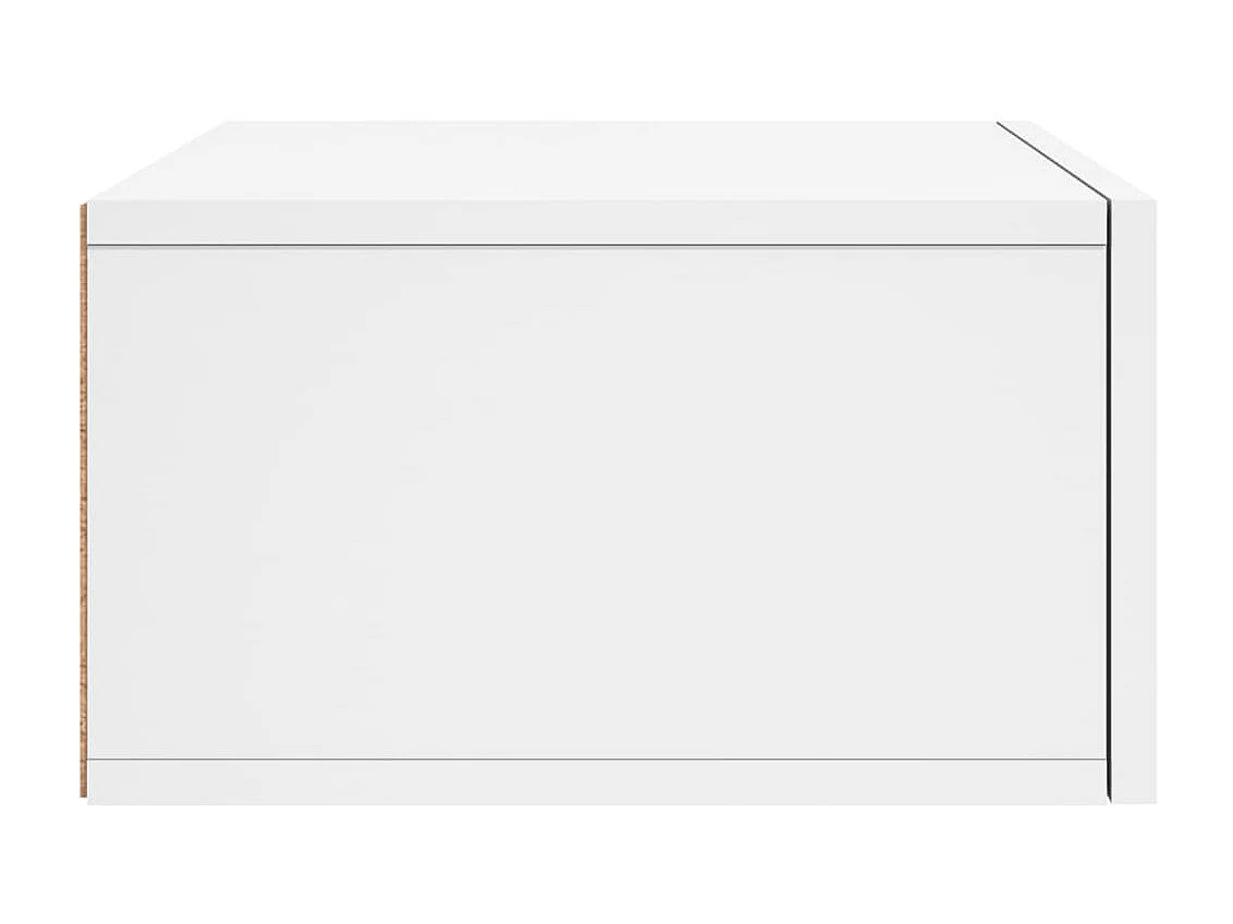 Wand-Nachttisch Nachtschrank Weiß 35x35x20 cm -RN31114