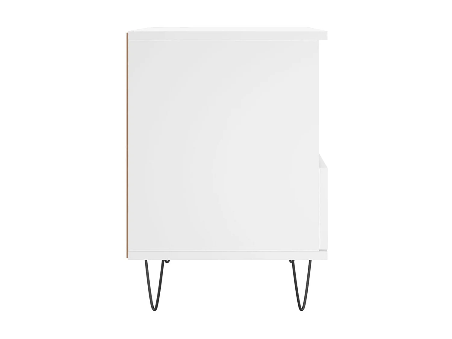 Nachttisch Nachtschrank Weiß 40x35x50 cm Holzwerkstoff -RN18751