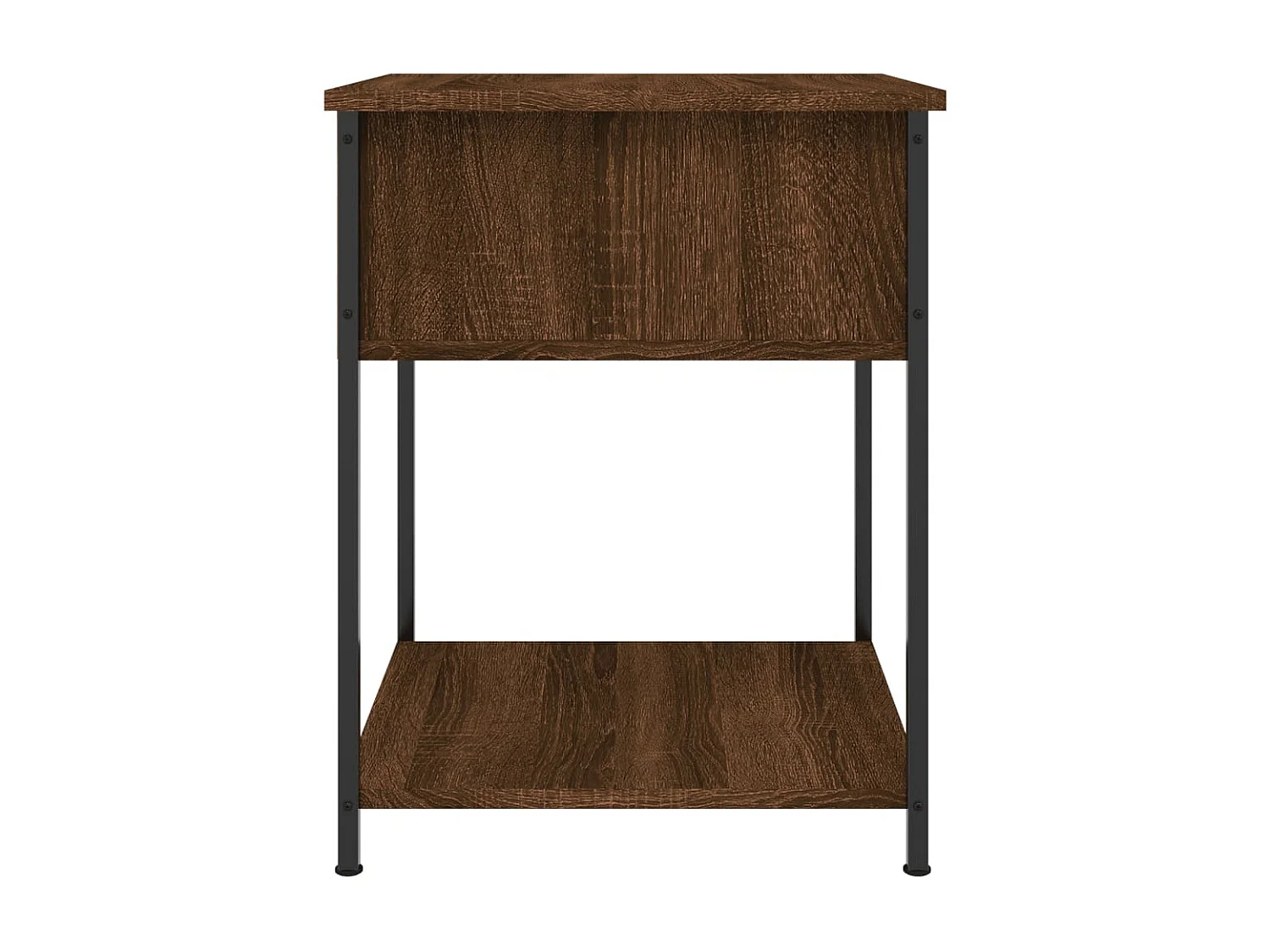 Nachttisch Nachtschrank Braun Eichen-Optik 44x45x58 cm Holzwerkstoff -RN59880