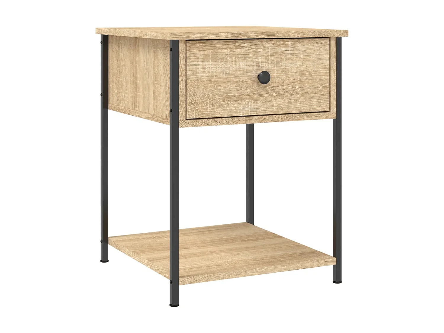2er-Set Nachttische Nachtschrank Sonoma-Eiche 44x45x58 cm Holzwerkstoff -RN78436