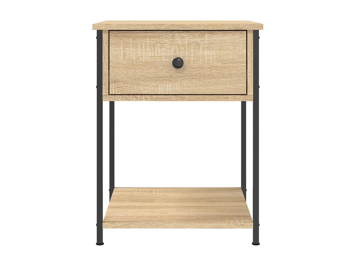 2er-Set Nachttische Nachtschrank Sonoma-Eiche 44x45x58 cm Holzwerkstoff -RN78436