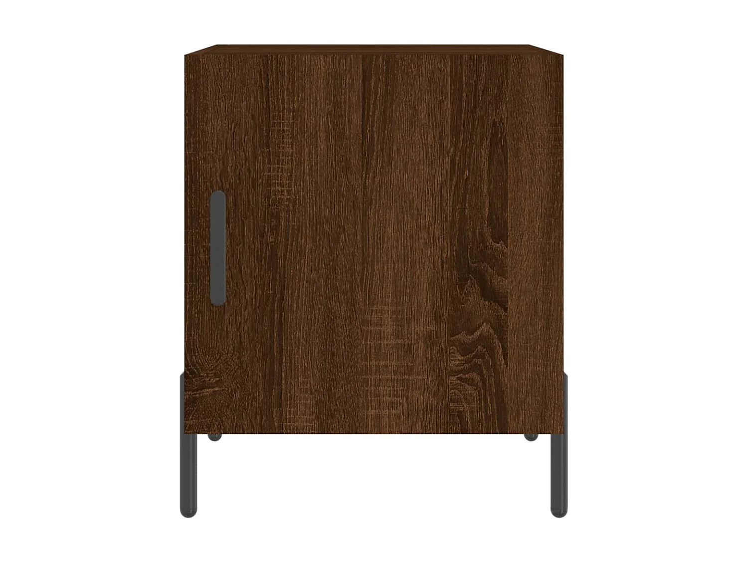 Nachttisch Nachtschrank Braun Eichen-Optik 40x40x50 cm Holzwerkstoff -RN63111