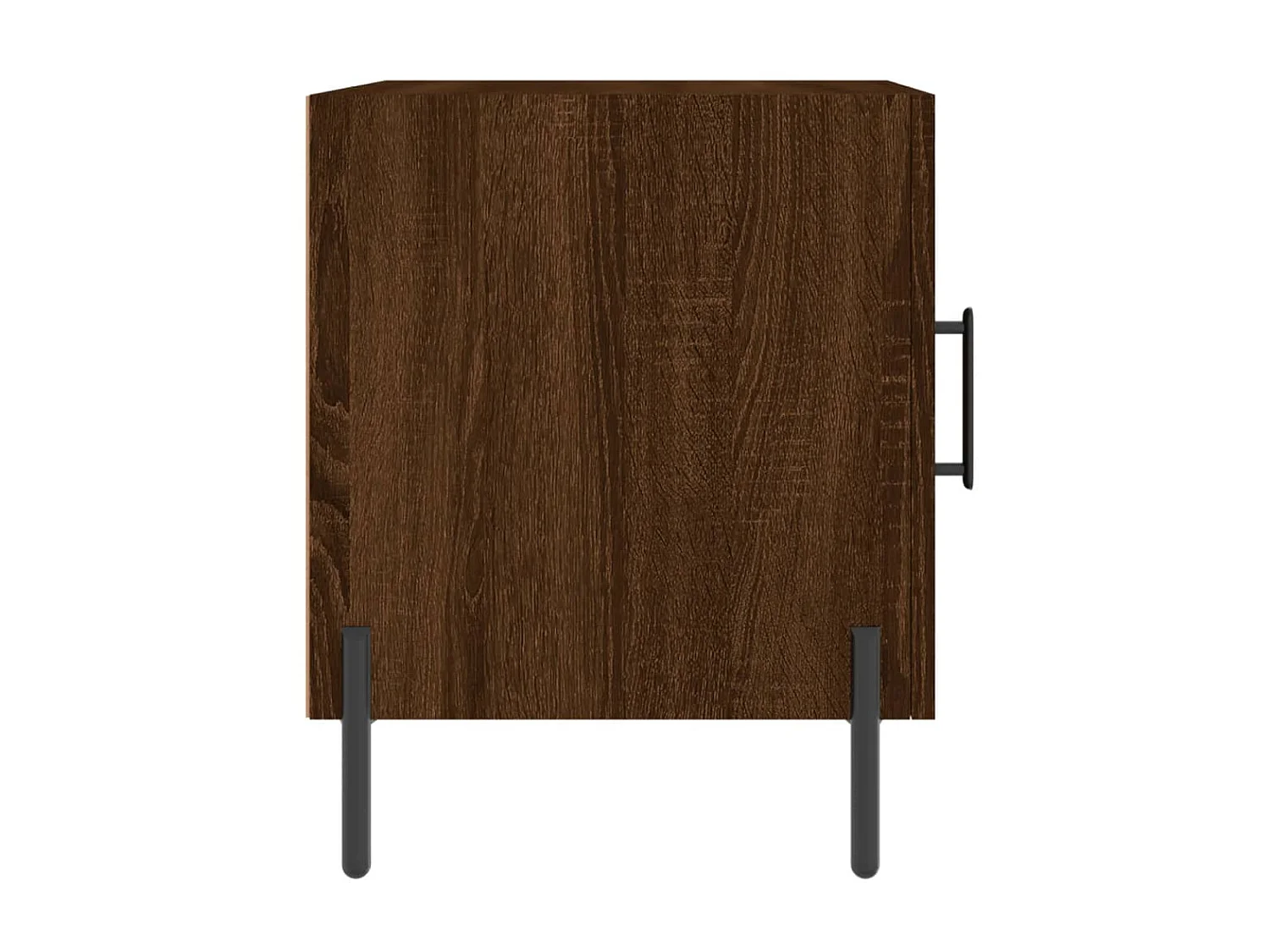 Nachttisch Nachtschrank Braun Eichen-Optik 40x40x50 cm Holzwerkstoff -RN63111