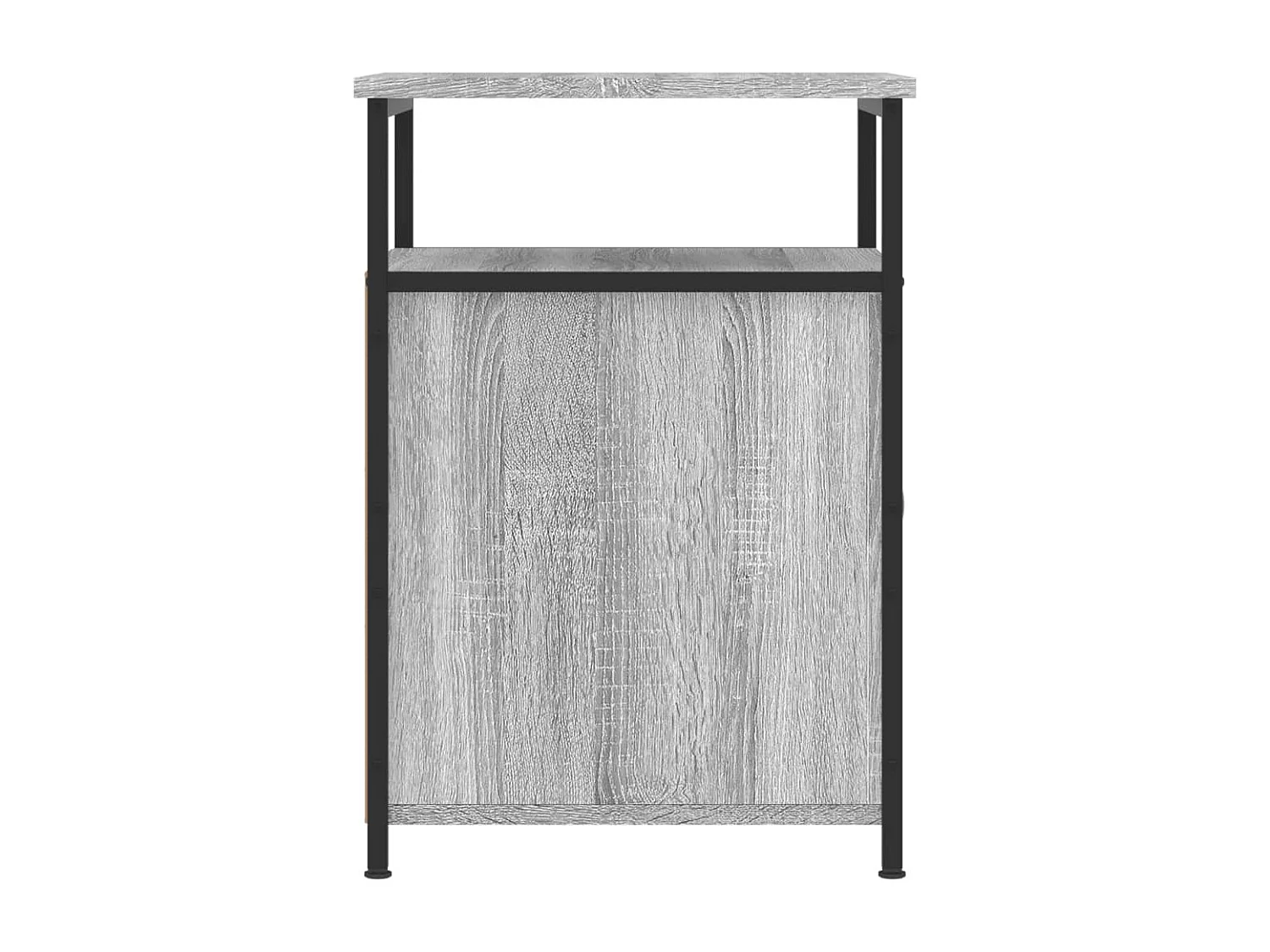 Nachttisch Grau Nachtschrank Sonoma 40x42x60 cm Holzwerkstoff -RN17916