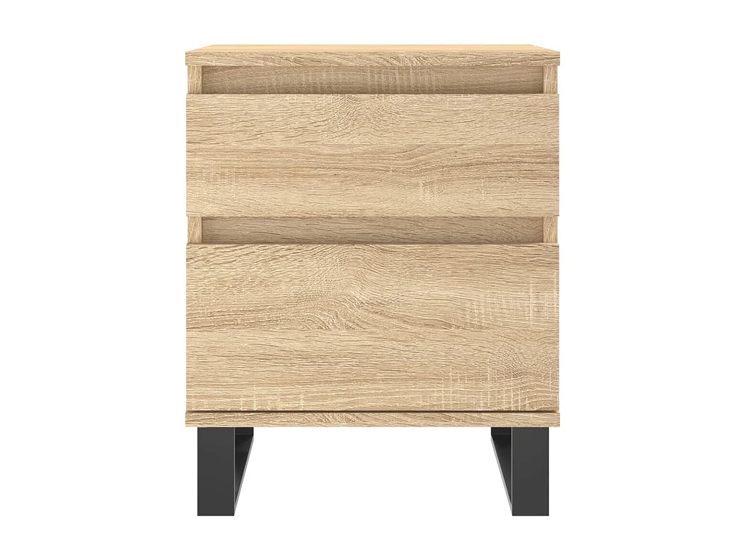 2er-Set Nachttische Nachtschrank Sonoma-Eiche 40x35x50 cm Holzwerkstoff -RN95224