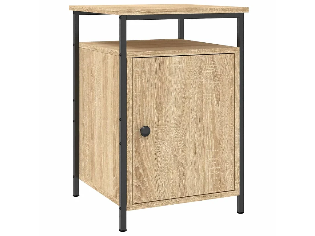 2er-Set Nachttische Nachtschrank Sonoma-Eiche 40x42x60 cm Holzwerkstoff -RN94774