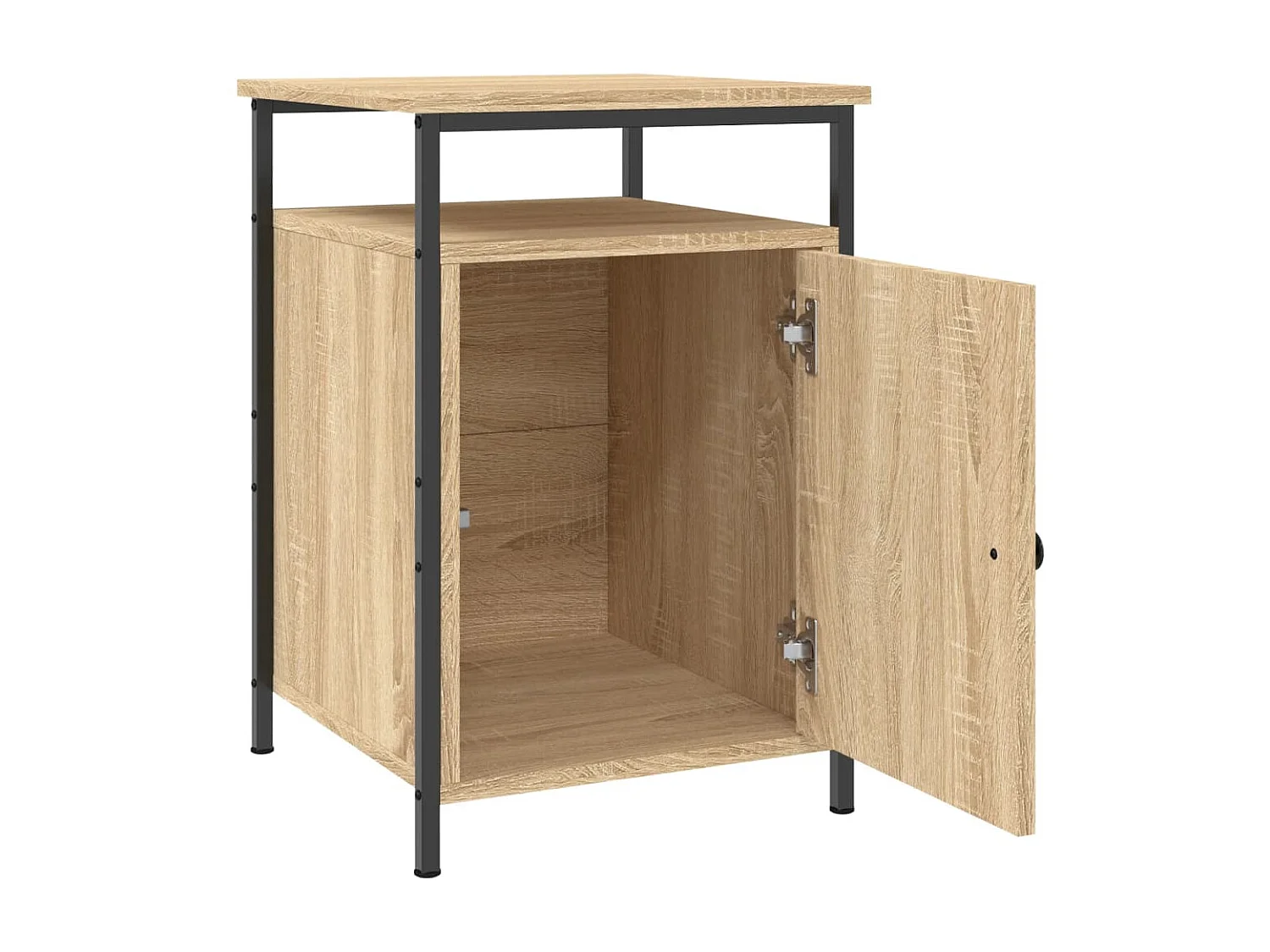 2er-Set Nachttische Nachtschrank Sonoma-Eiche 40x42x60 cm Holzwerkstoff -RN94774