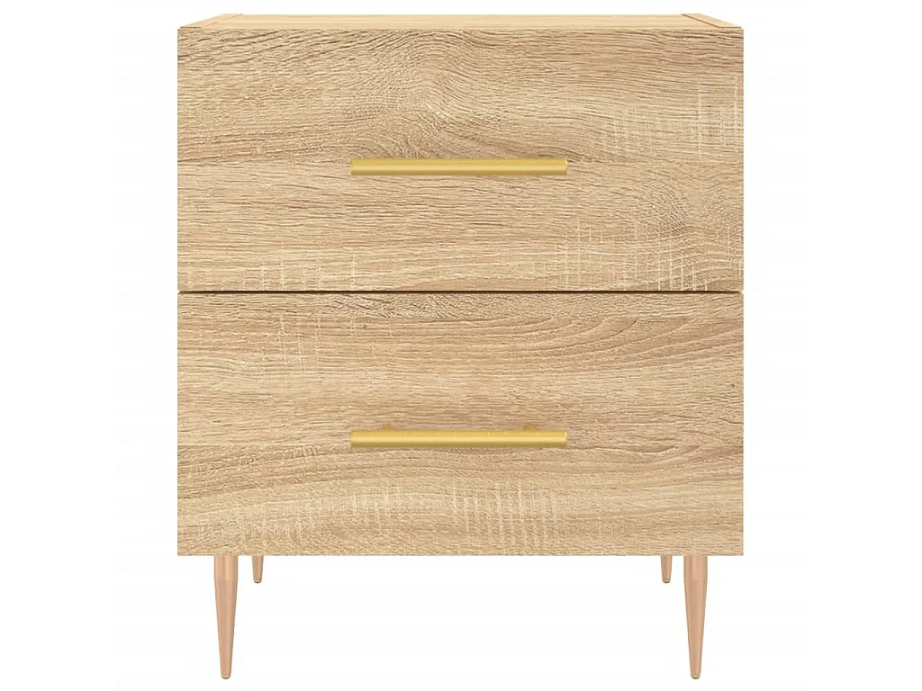 Nachttisch Nachtschrank Sonoma-Eiche 40x35x47,5 cm Holzwerkstoff -RN71650