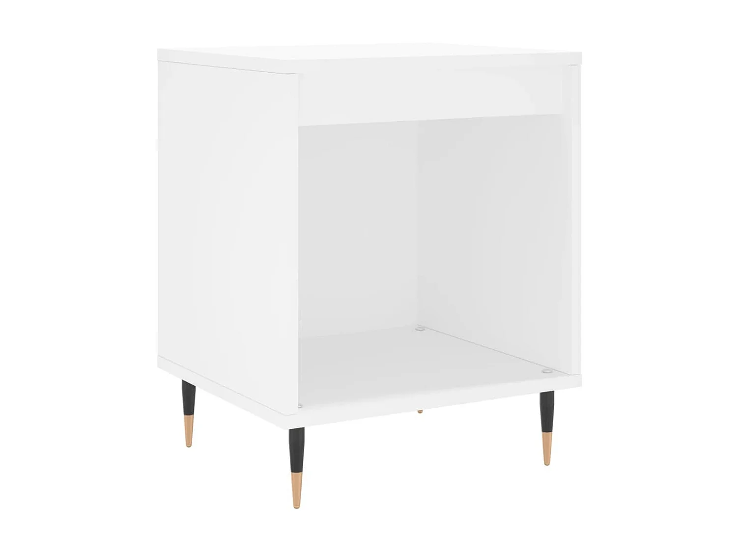 2er-Set Nachttische Nachtschrank Weiß 40x35x50 cm Holzwerkstoff -RN66304