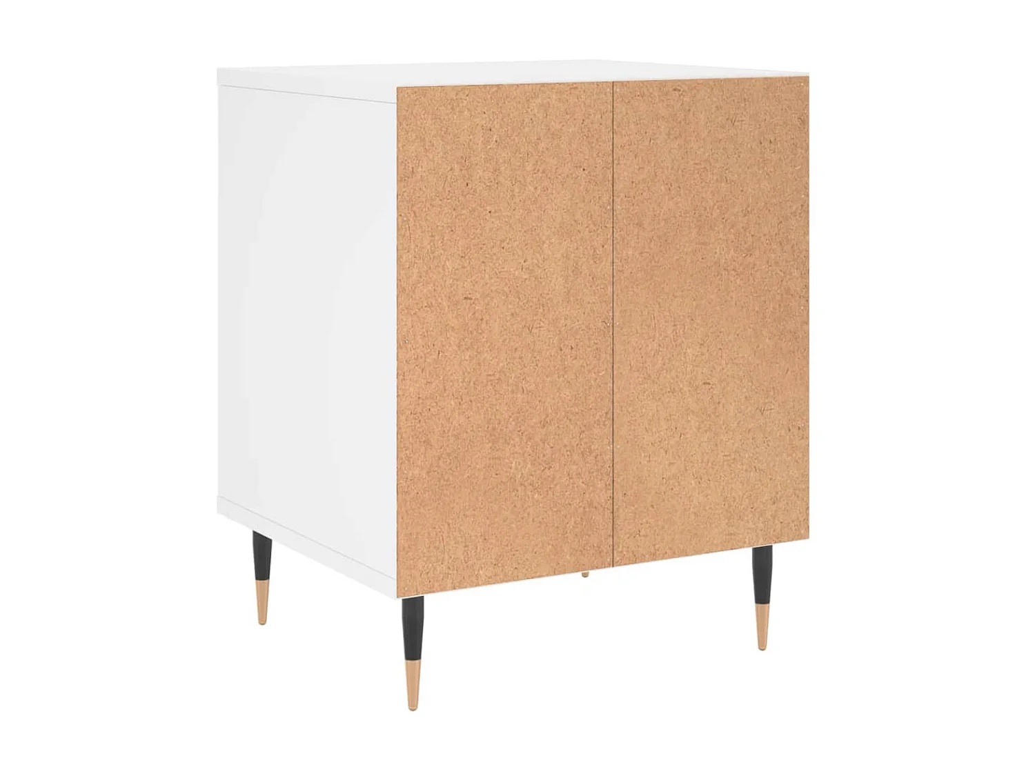 2er-Set Nachttische Nachtschrank Weiß 40x35x50 cm Holzwerkstoff -RN66304