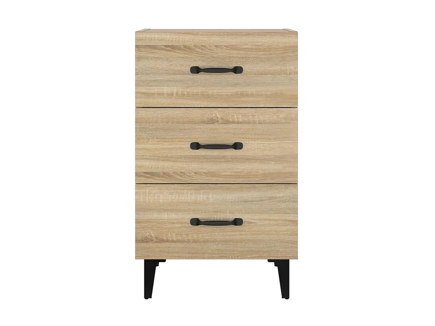 Nachttisch Nachtschrank Sonoma-Eiche 40x40x66 cm Holzwerkstoff -RN17944