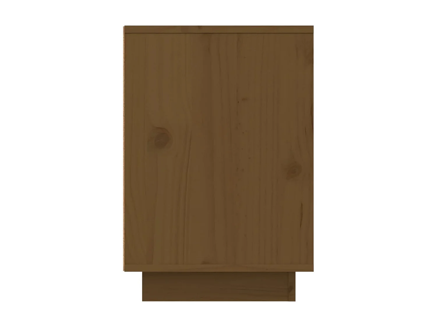 Nachttisch Nachtschrank Honigbraun 50x34x50 cm Massivholz Kiefer -RN60248