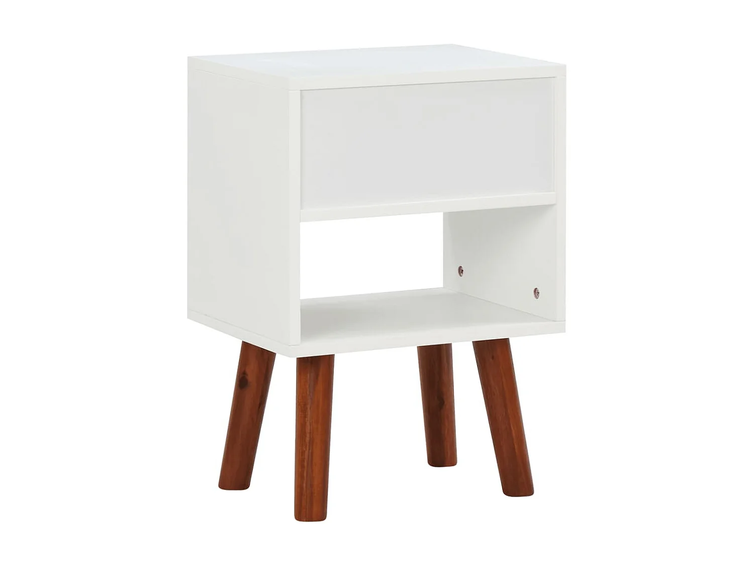 Nachttisch Nachtschrank Akazienholz Massiv 40x30x57 cm -RN39698