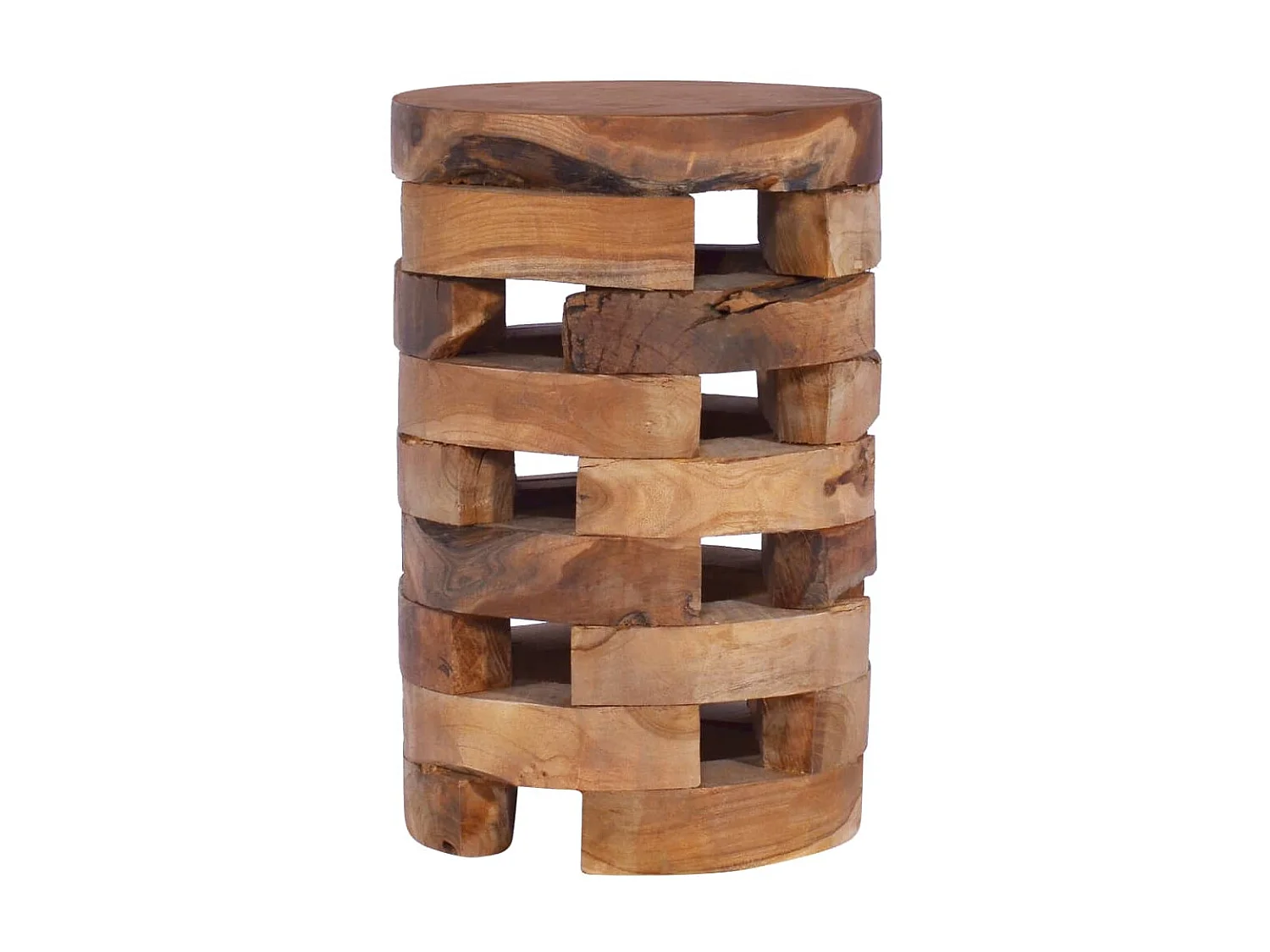 Nachttisch Nachtschrank 30x30x45 cm Massivholz Teak -RN93011