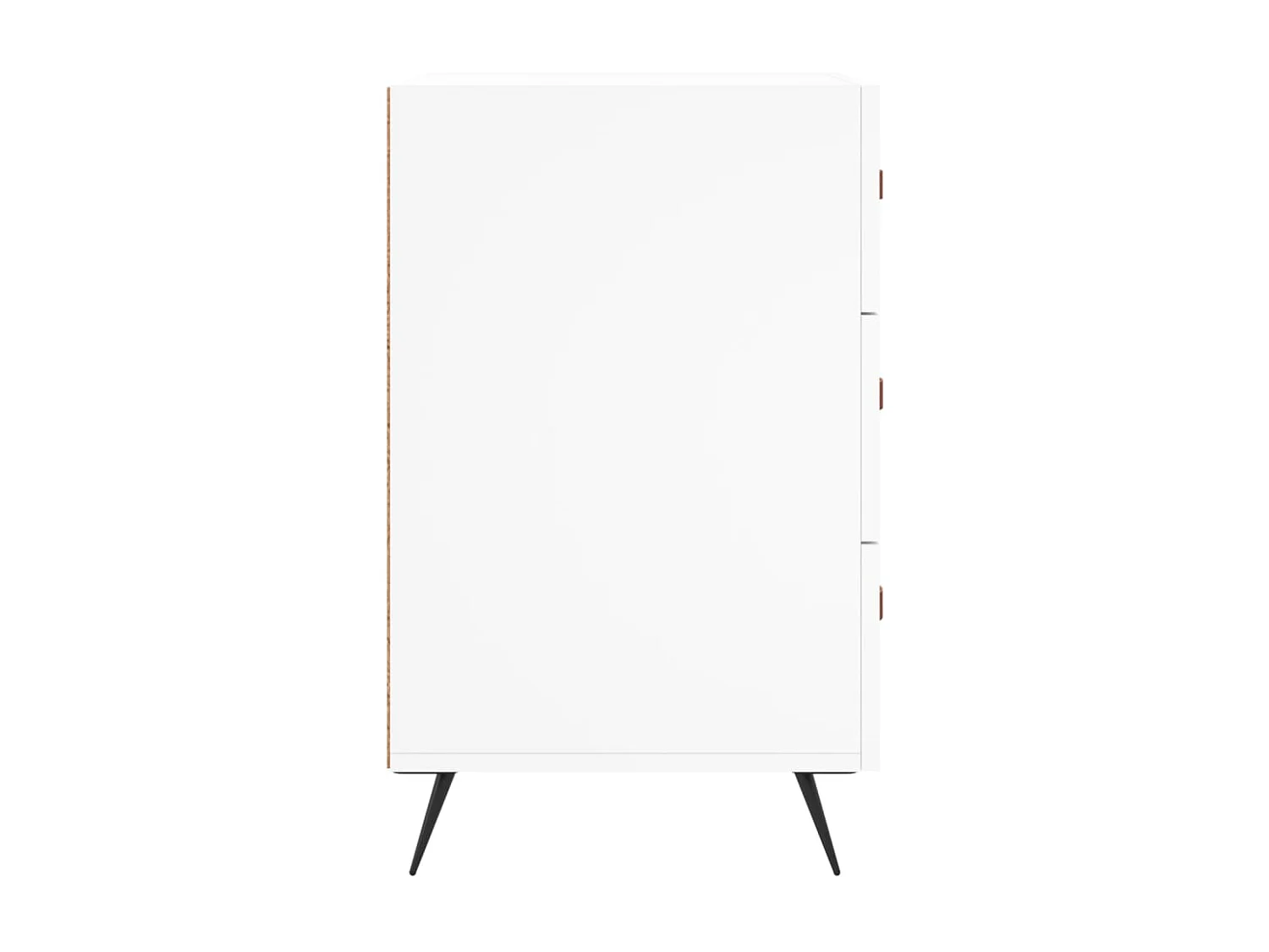 Nachttisch Nachtschrank Weiß 40x40x66 cm Holzwerkstoff -RN78097