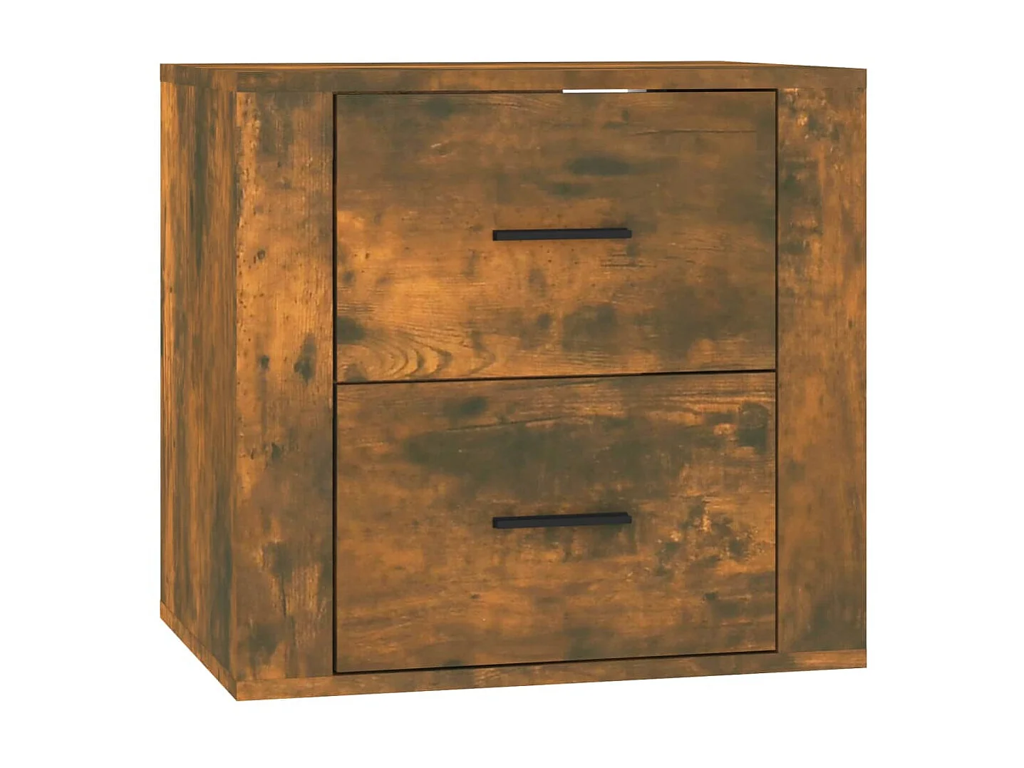 Wand-Nachttisch Nachtschrank Räuchereiche 50x36x47 cm -RN40803