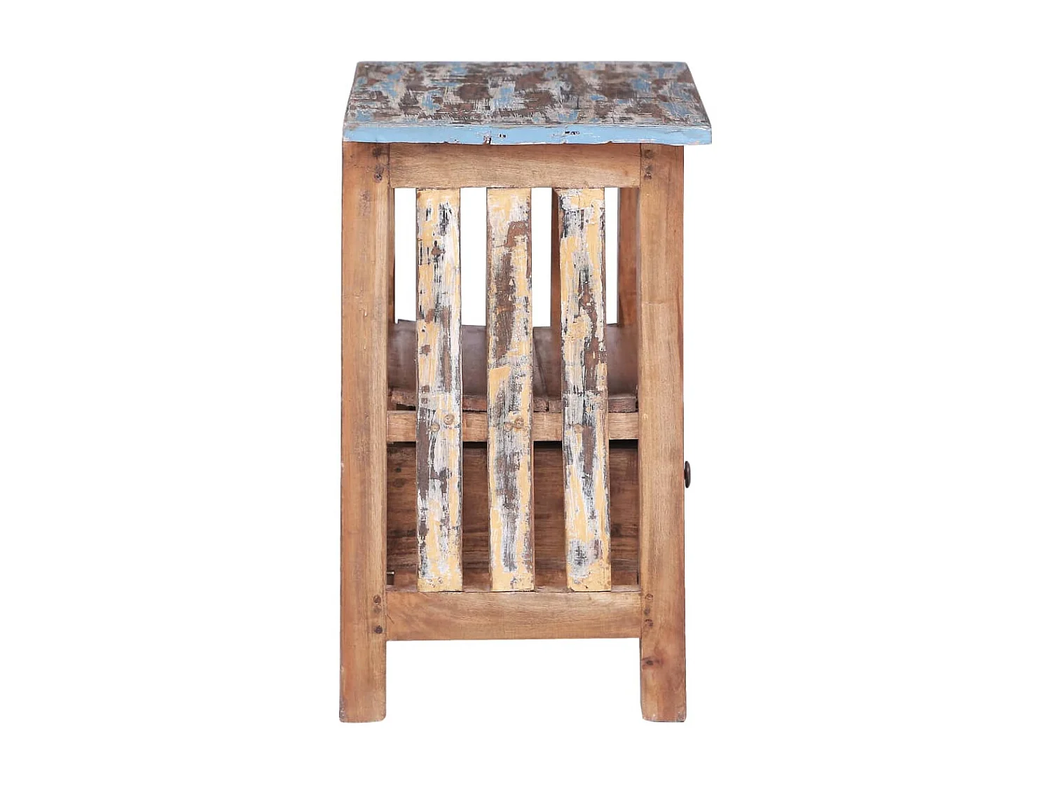 Nachttisch Nachtschrank 41x30x50 cm Altholz Massiv -RN71994