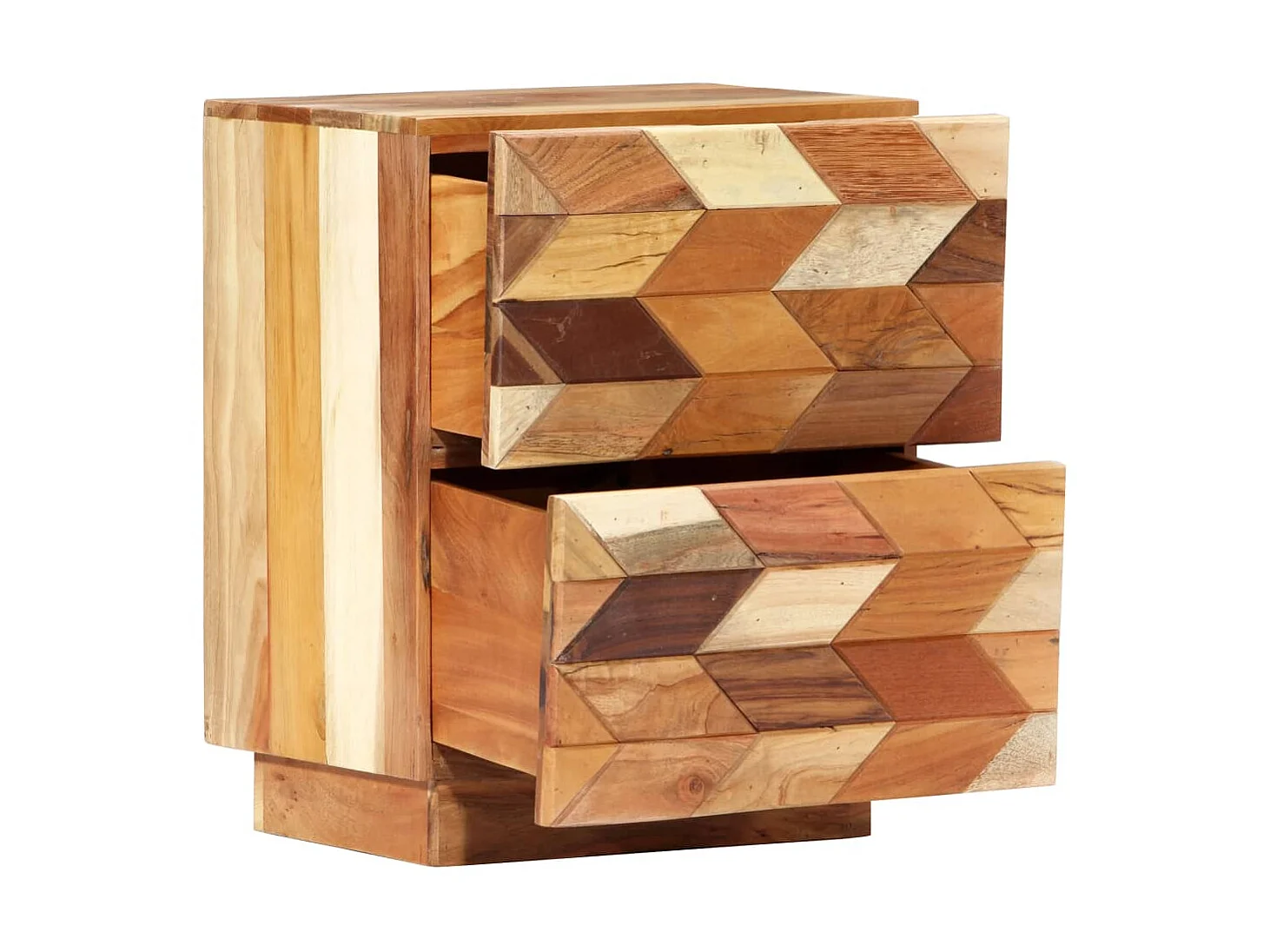 Nachttisch Nachtschrank 40x30x50 cm Altholz Massiv -RN73108