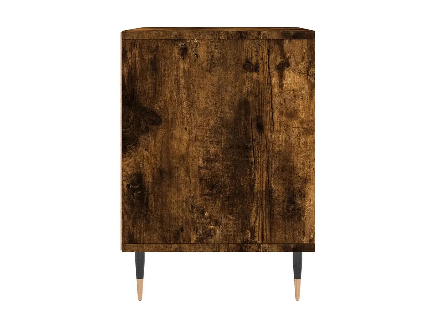 2er-Set Nachttische Nachtschrank Räuchereiche 40x35x50 cm Holzwerkstoff -RN83511