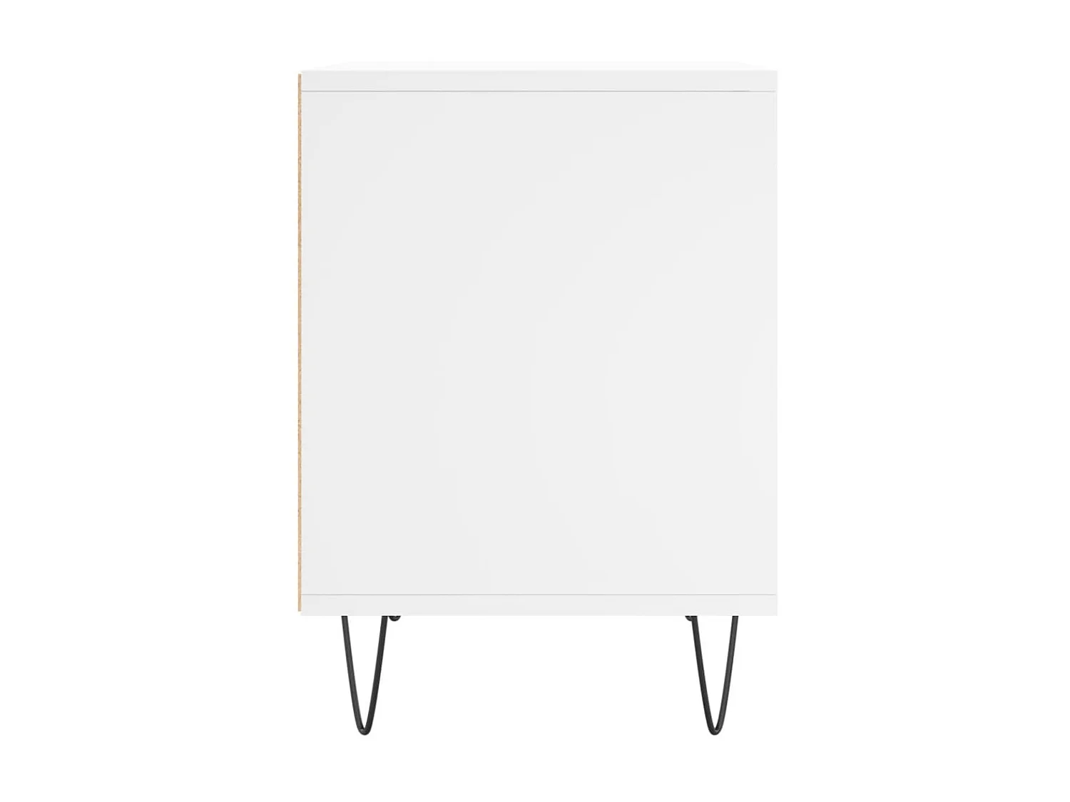 Nachttisch Nachtschrank Weiß 40x35x50 cm Holzwerkstoff -RN82628