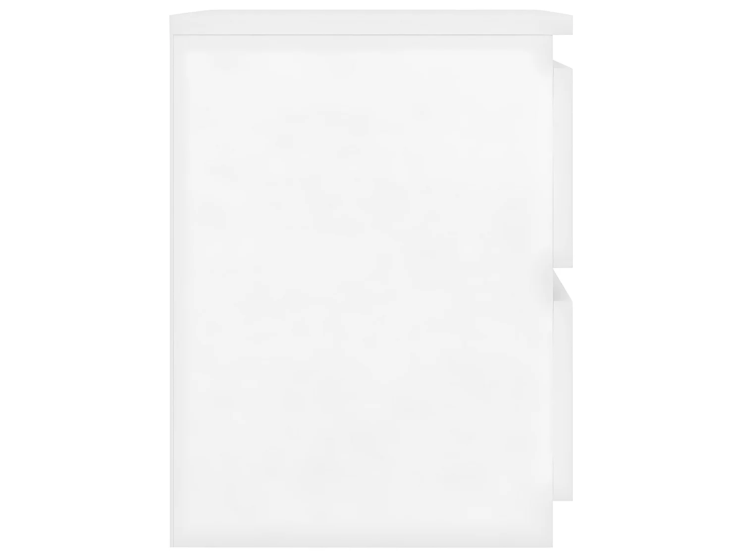 2er-Set Nachttische Nachtschrank Weiß 30x30x40 cm Holzwerkstoff -RN84798