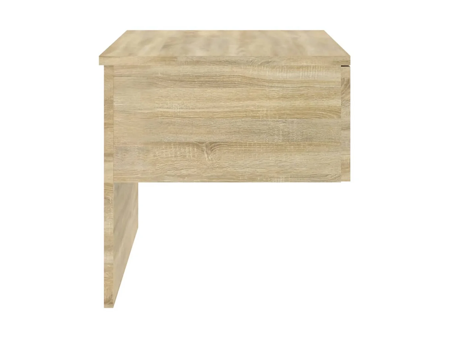 2er-Set Wand-Nachttische Nachtschrank Sonoma-Eiche -RN60425