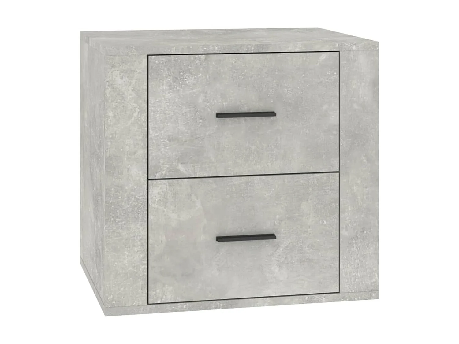 Nachttisch Betongrau Nachtschrank 50x39x47 cm -RN99112