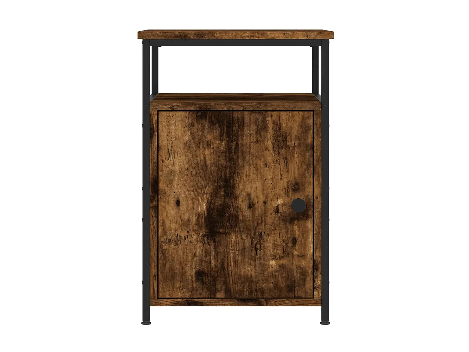 Nachttisch Nachtschrank Räuchereiche 40x42x60 cm Holzwerkstoff -RN46928