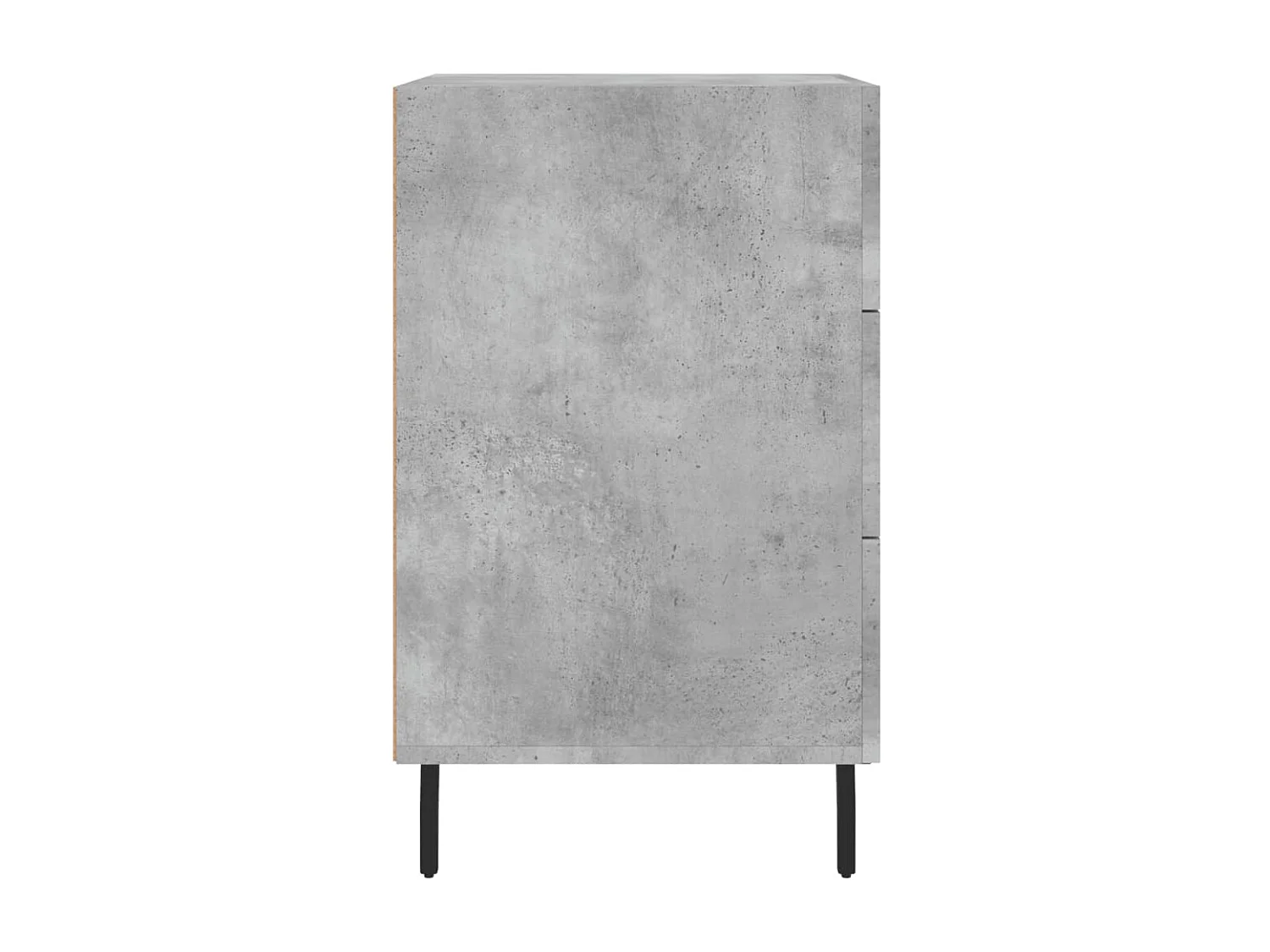 Nachttisch Betongrau Nachtschrank 40x40x66 cm Holzwerkstoff -RN31143