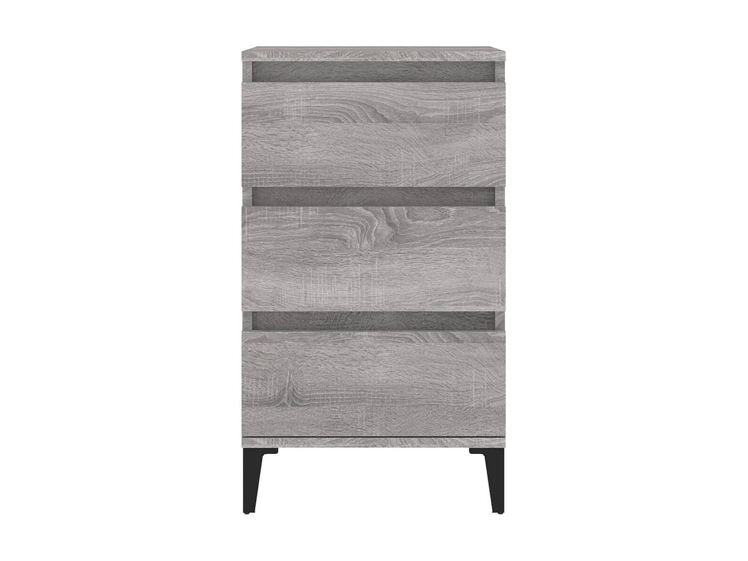 Nachttisch Grau Nachtschrank Sonoma 40x35x70 cm Holzwerkstoff -RN95162