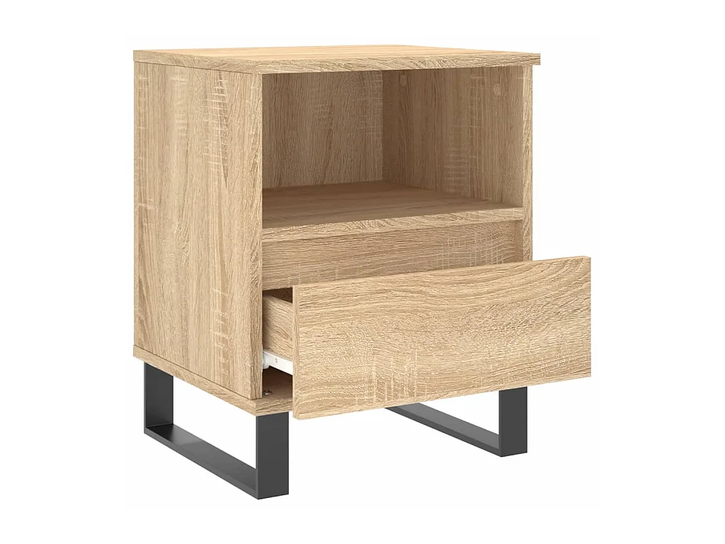 Nachttisch Nachtschrank Sonoma-Eiche 40x35x50 cm Holzwerkstoff -RN38612