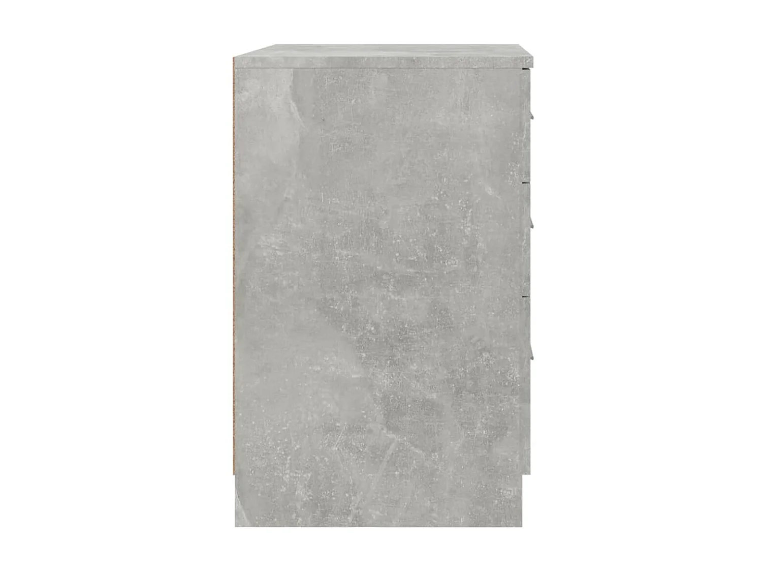 Nachttisch Betongrau Nachtschrank 40x40x63 cm Holzwerkstoff -RN26682