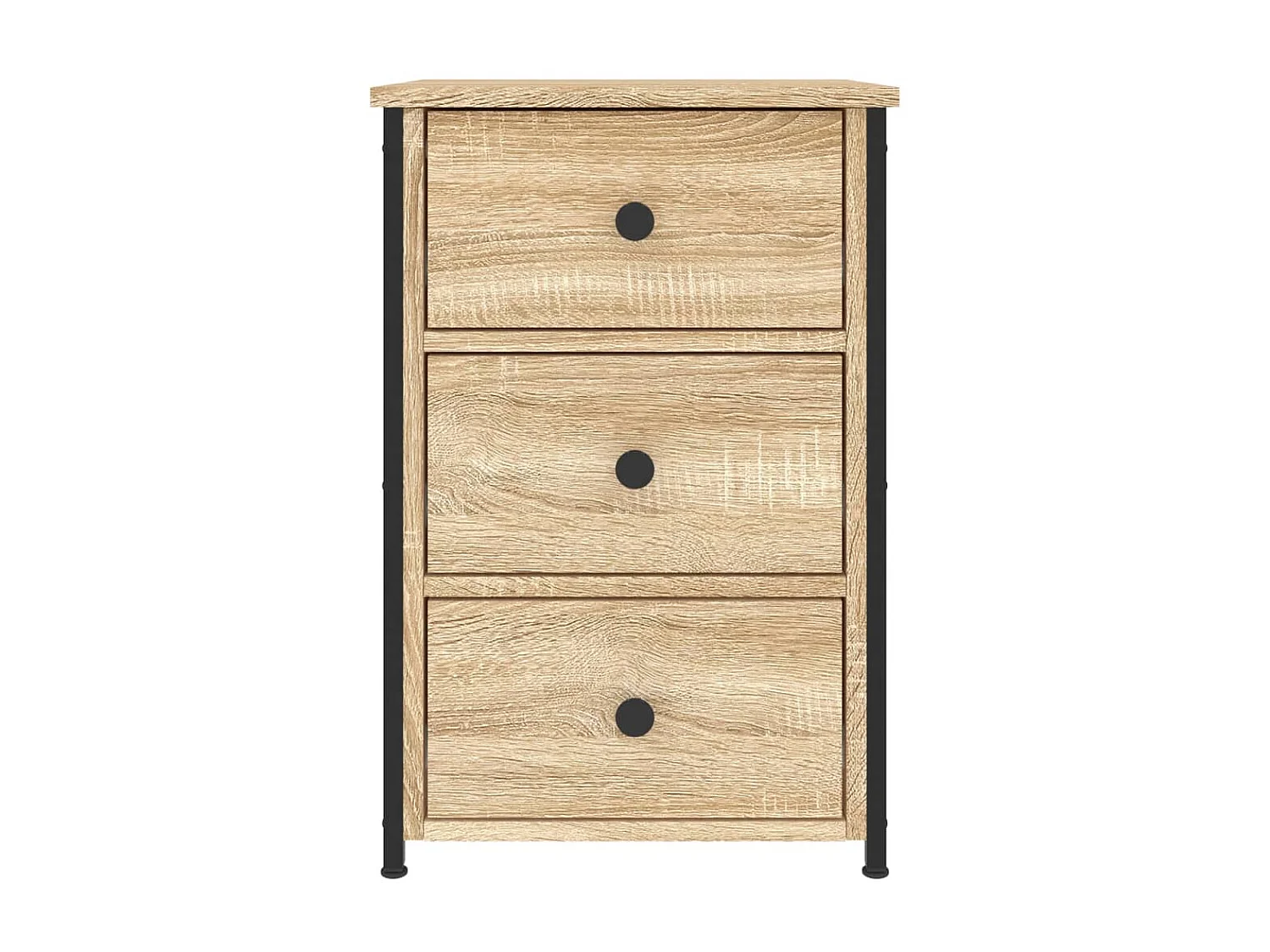 2er-Set Nachttische Nachtschrank Sonoma-Eiche 40x36x60 cm Holzwerkstoff -RN30527